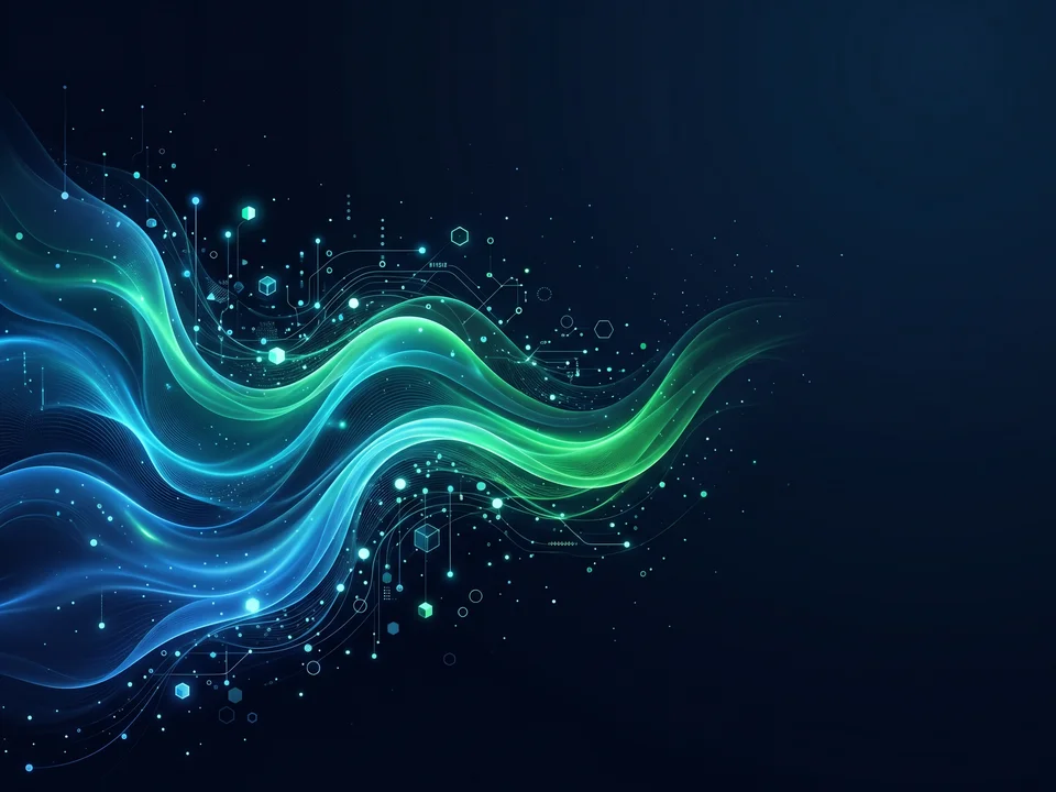 Design numérique abstrait aux couleurs de biffusion